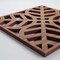 Ekena Millwork Extra Small Garland Decorative Fretwork Wood Wall Panels, Walnut, 7 3/8"W x 7 3/8"H x 3/8"T WALW08X08X0375GRDWA - alternate 3